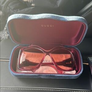 Gucci Women's Red Sunglasses